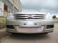 Защита радиатора Nissan Almera 2013- chrome