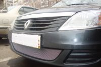 Защита радиатора Renault Logan 2010-2013 chrome