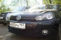 Защита радиатора Volkswagen Golf VI black