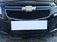Защита радиатора Chevrolet Cruze 2009-2013 black низ