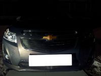 Защита радиатора Chevrolet Cruze 2013- black низ