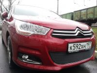 Защита радиатора Citroen C4 HB 2012- black