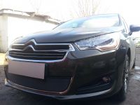 Защита радиатора Citroen C4 sedan 2013- black