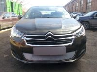 Защита радиатора Citroen C4 sedan 2013- chrome (Фото 3)