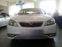 Защита радиатора Daewoo Gentra chrome (Фото 1)