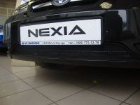 Защита радиатора Daewoo Nexia 2010- black (Фото 1)