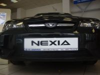 Защита радиатора Daewoo Nexia 2010- black (Фото 2)