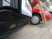 Защита радиатора Daewoo Nexia 2010- black (Фото 3)
