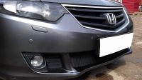 Защита радиатора Honda Accord VIII 2008-2011 black (Фото 1)