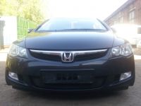 Защита радиатора Honda CIVIC 4D VIII 2006-2009 black (Фото 1)