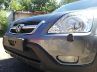 Защита радиатора Honda CR-V II 2003-2006 black (Фото 2)