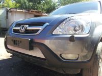 Защита радиатора Honda CR-V II 2003-2006 chrome (Фото 2)