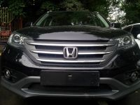 Защита радиатора Honda CR-V IV 2012- 2.0 black (Фото 2)
