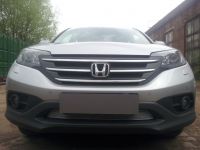 Защита радиатора Honda CR-V IV 2012- 2.4 chrome (Фото 1)