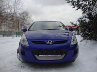 Защита радиатора Hyundai i20 2008- chrome (Фото 3)