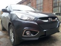 Защита радиатора Hyundai IX35 2010- black (Фото 4)