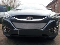 Защита радиатора Hyundai IX35 2010- chrome (Фото 1)