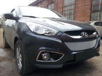Защита радиатора Hyundai IX35 2010- chrome (Фото 3)