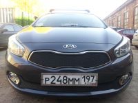 Защита радиатора KIA Ceed II 2010-2012 black (Фото 2)