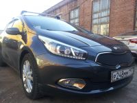 Защита радиатора KIA Ceed II 2010-2012 black (Фото 4)