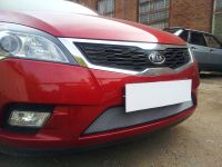 Защита радиатора KIA Ceed III 2012- chrome верх (Фото 1)