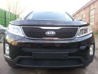 Защита радиатора KIA Sorento 2013- black низ