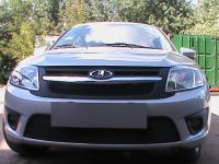 Защита радиатора Lada Granta (2 шт) black (Фото 2)