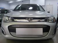 Защита радиатора Lada Kalina 2 (2 шт) chrome (Фото 1)