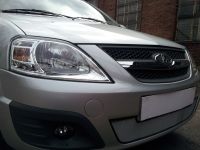 Защита радиатора Lada Largus chrome (Фото 3)