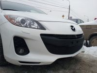Защита радиатора Mazda 3 2011-2013 black (Фото 1)