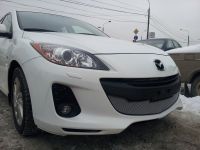 Защита радиатора Mazda 3 2011-2013 chrome (Фото 1)