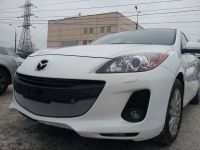 Защита радиатора Mazda 3 2011-2013 chrome (Фото 2)