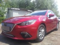 Защита радиатора Mazda 3 2013- chrome низ (Фото 2)