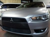 Защита радиатора Mitsubishi Lancer X 2007-2011 (2 шт) black (Фото 2)