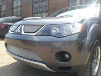 Защита радиатора Mitsubishi Outlander XL 2006-2010 (2 шт) chrome (Фото 2)