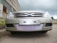 Защита радиатора Nissan Almera 2013- chrome (Фото 2)