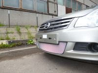Защита радиатора Nissan Almera 2013- chrome (Фото 3)