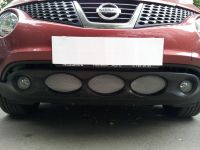 Защита радиатора Nissan Juke 2010- chrome (Фото 1)