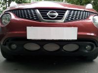 Защита радиатора Nissan Juke 2010- chrome (Фото 2)