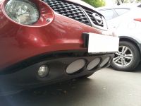 Защита радиатора Nissan Juke 2010- chrome (Фото 3)