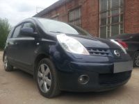 Защита радиатора Nissan Note 2005-2008 black (Фото 2)