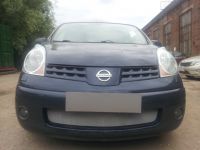 Защита радиатора Nissan Note 2005-2008 chrome (Фото 1)
