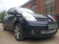 Защита радиатора Nissan Note 2005-2008 chrome (Фото 2)