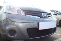 Защита радиатора Nissan Note 2009- black (Фото 1)
