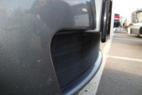 Защита радиатора Nissan Note 2009- black (Фото 2)