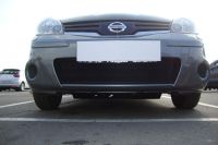 Защита радиатора Nissan Note 2009- black (Фото 4)