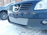 Защита радиатора Nissan Qashqai 2006-2010 chrome (Фото 1)
