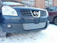 Защита радиатора Nissan Qashqai 2006-2010 chrome (Фото 2)