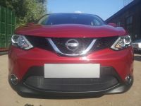 Защита радиатора Nissan Qashqai 2011-2014 black (Фото 1)