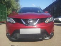 Защита радиатора Nissan Qashqai 2011-2014 black (Фото 2)